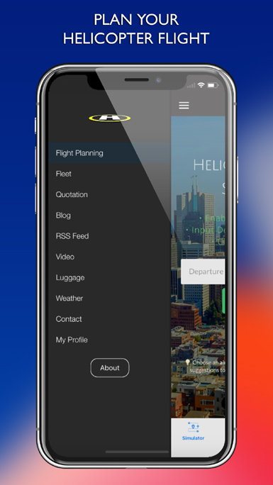 Helicopter Charter App